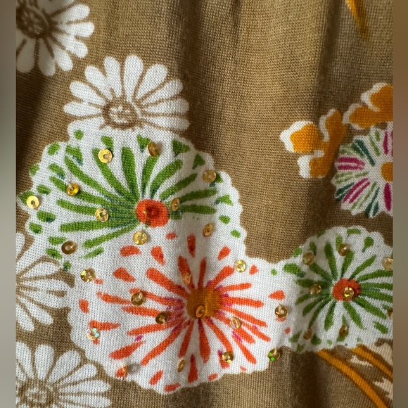 🌻 NWT! Chaudry KC Boho Sequin Mini Dress - Picture 7 of 13